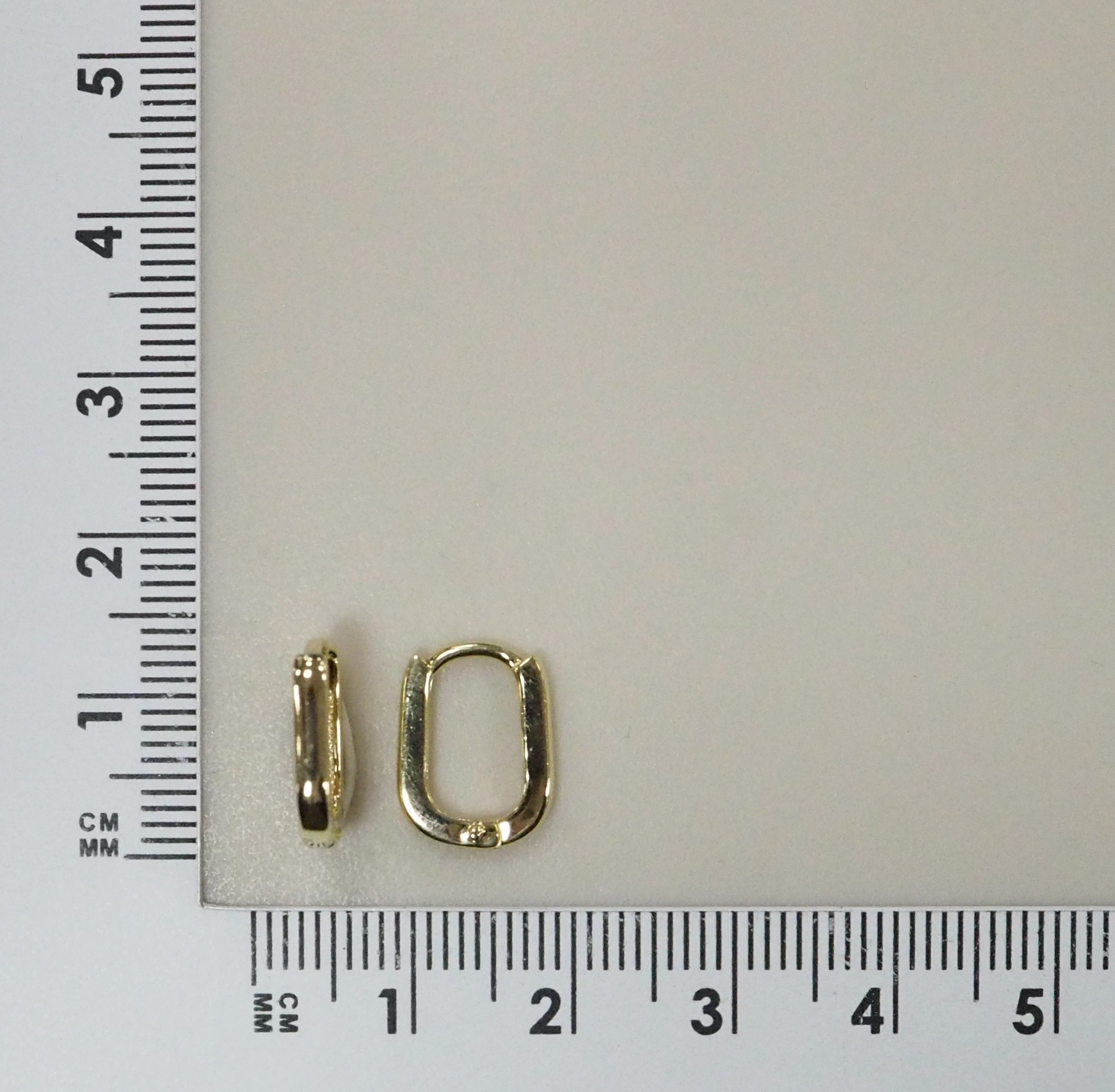 Серьги из желтого золота